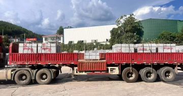 秦皇岛 芝麻灰花岗岩地铺石出货日常