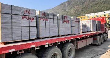 秦皇岛 芝麻灰地铺石出货日常