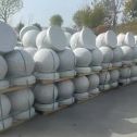 秦皇岛 白麻花岗岩石材圆球，石球，挡车球，隔离球，景观石球，风水球等