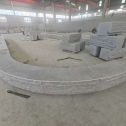 秦皇岛 芝麻白异形坐凳，自然面光面弧形加工