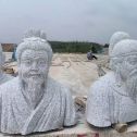 秦皇岛 白麻花岗岩石材人物立体雕刻