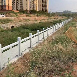 秦皇岛 白麻河道栏杆效果展示图