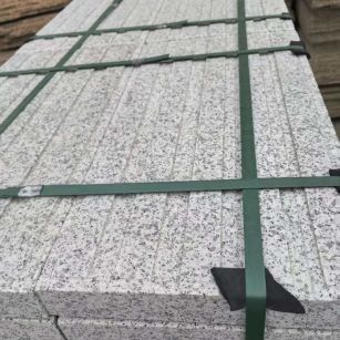 秦皇岛 白麻花岗岩直行盲道石，盲条，地铺石