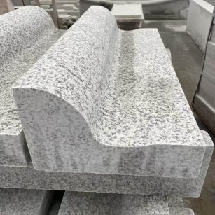 秦皇岛 白麻花岗岩S型路沿石，路侧石，马路牙子等