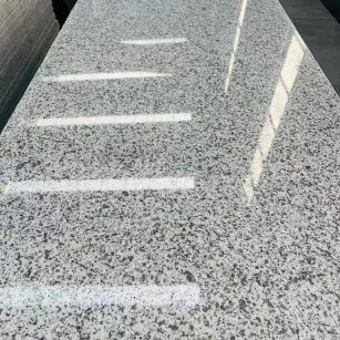 秦皇岛 白麻花岗岩光面毛板