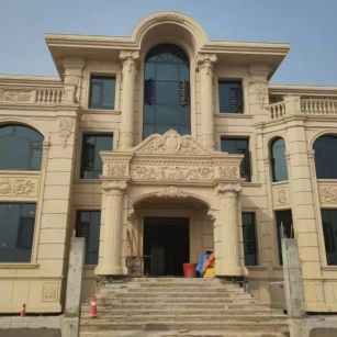 秦皇岛 黄金麻花岗岩别墅外墙干挂