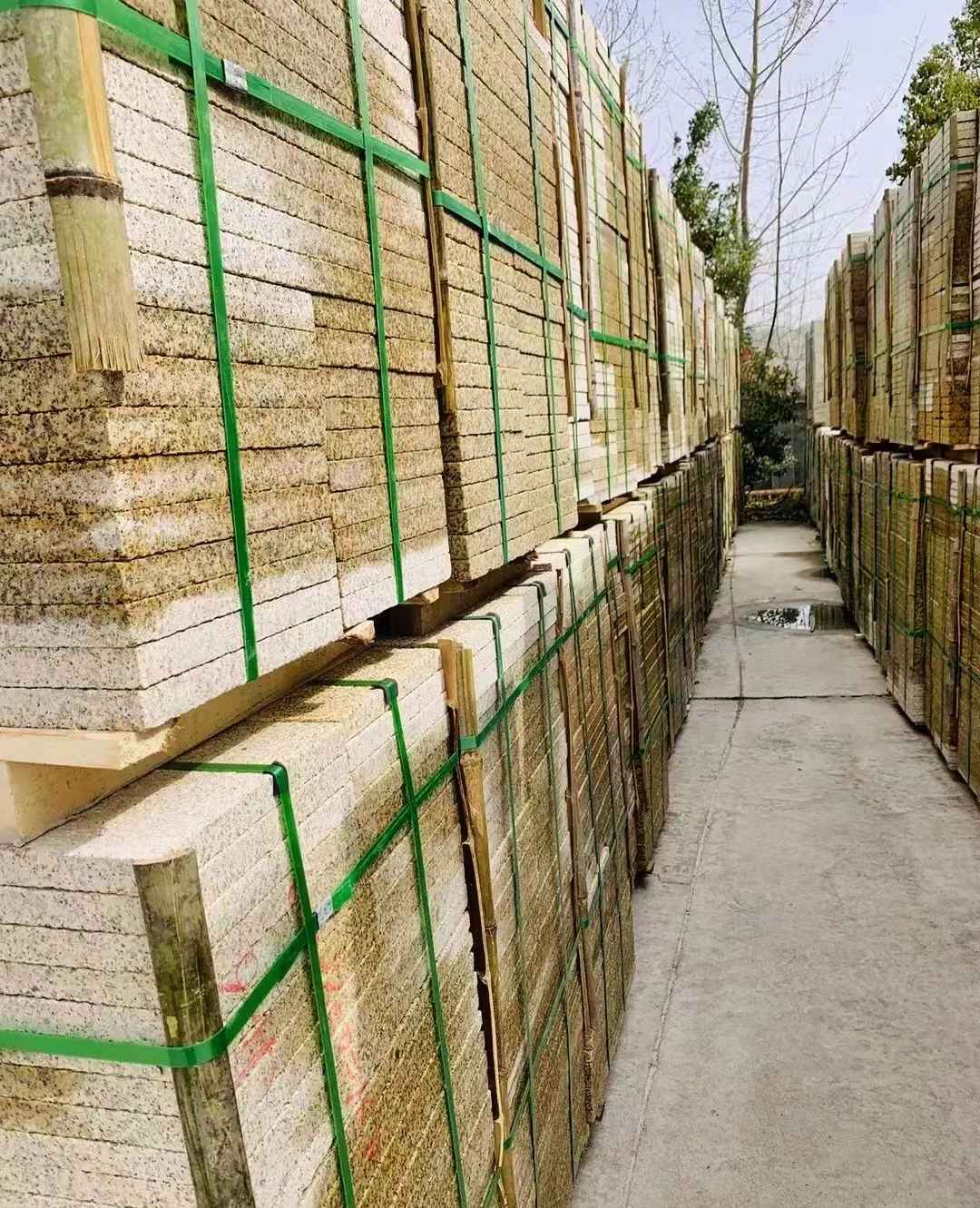 秦皇岛 黄金麻花岗岩荔枝面地铺石