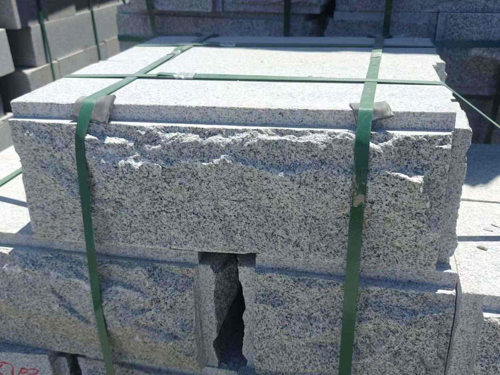 秦皇岛 芝麻白花岗岩自然面成品