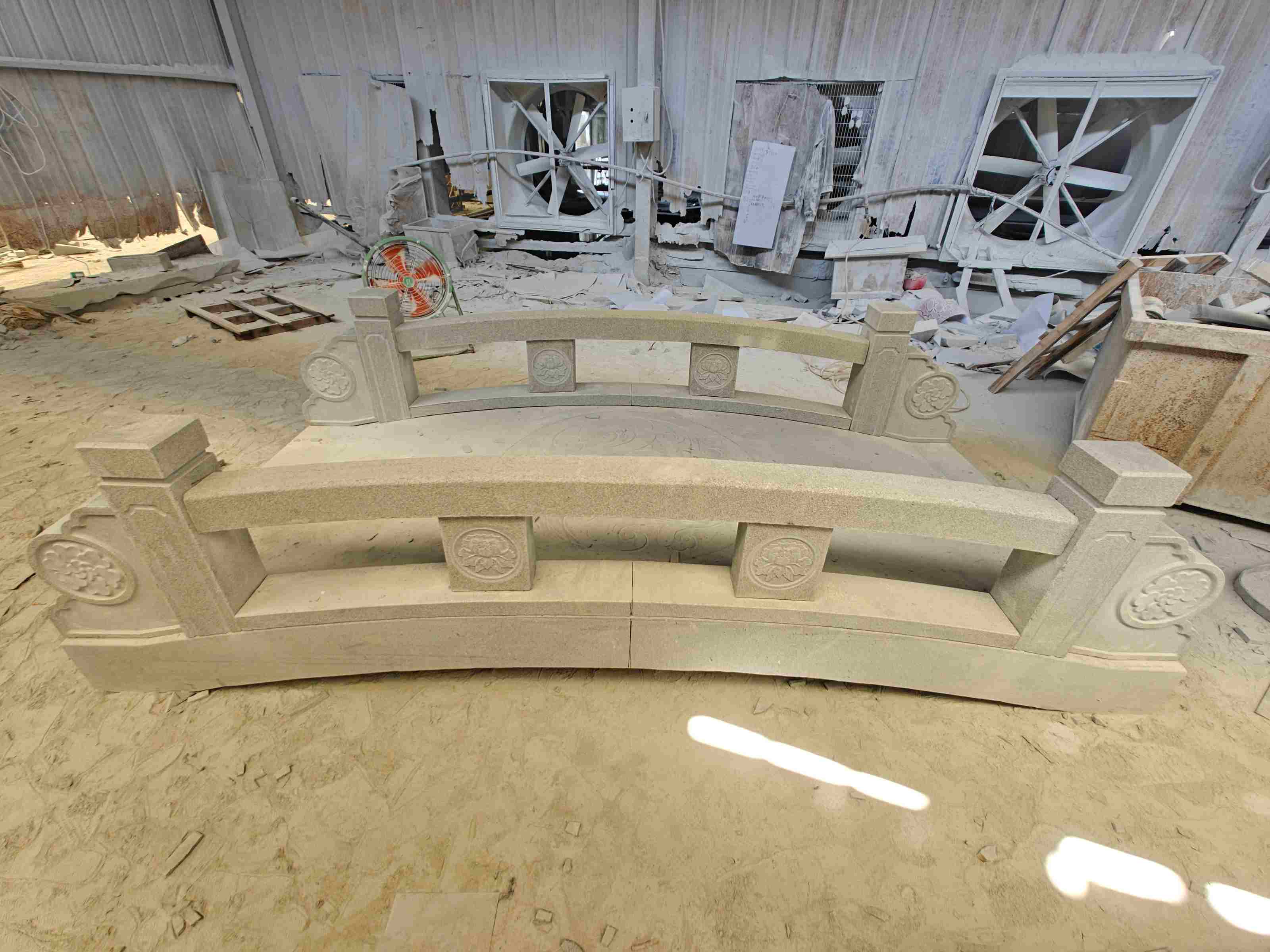 秦皇岛 芝麻灰花岗岩异形加工-拱桥，石桥