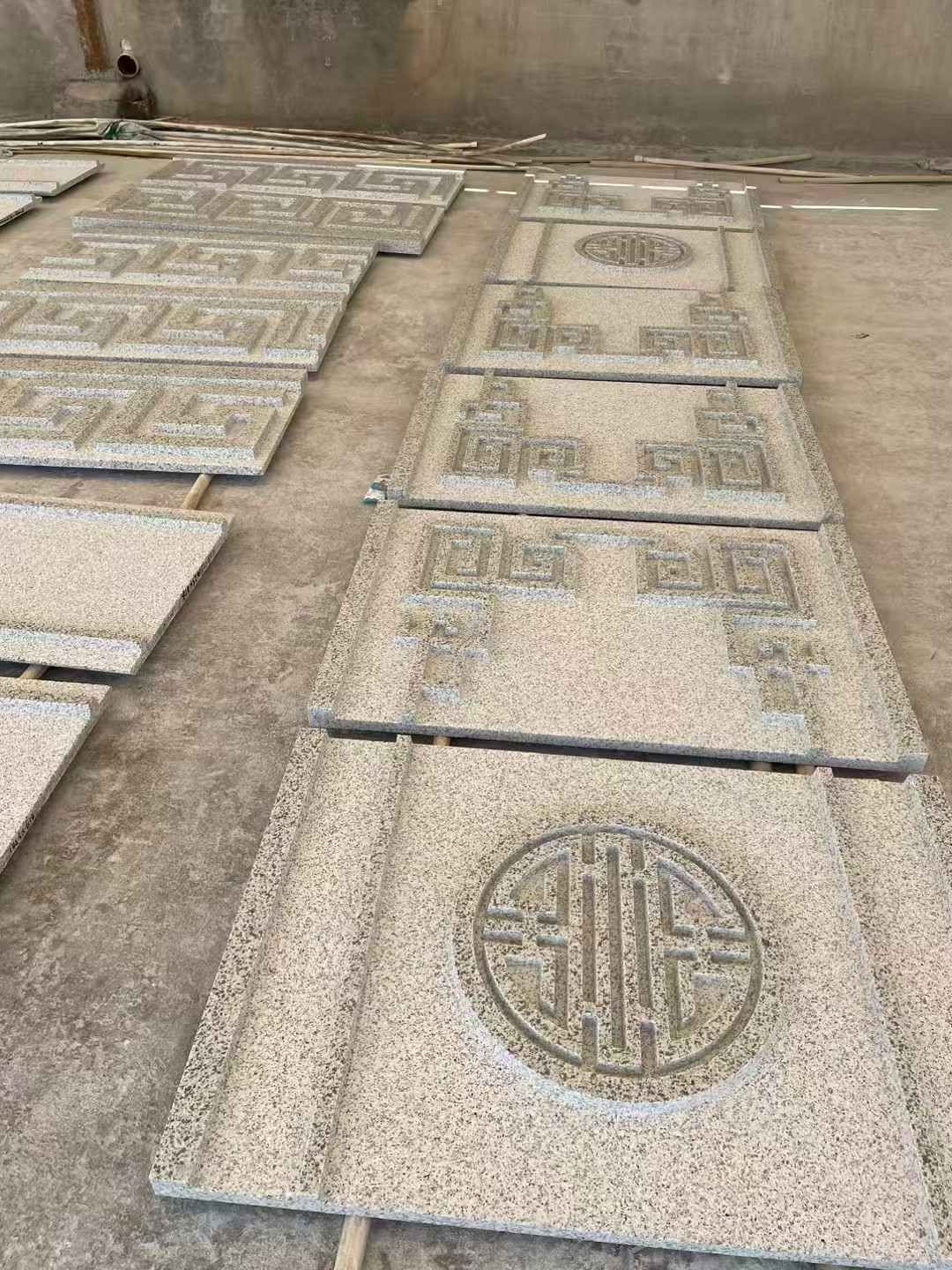 秦皇岛 白麻花岗岩外墙立面雕刻板