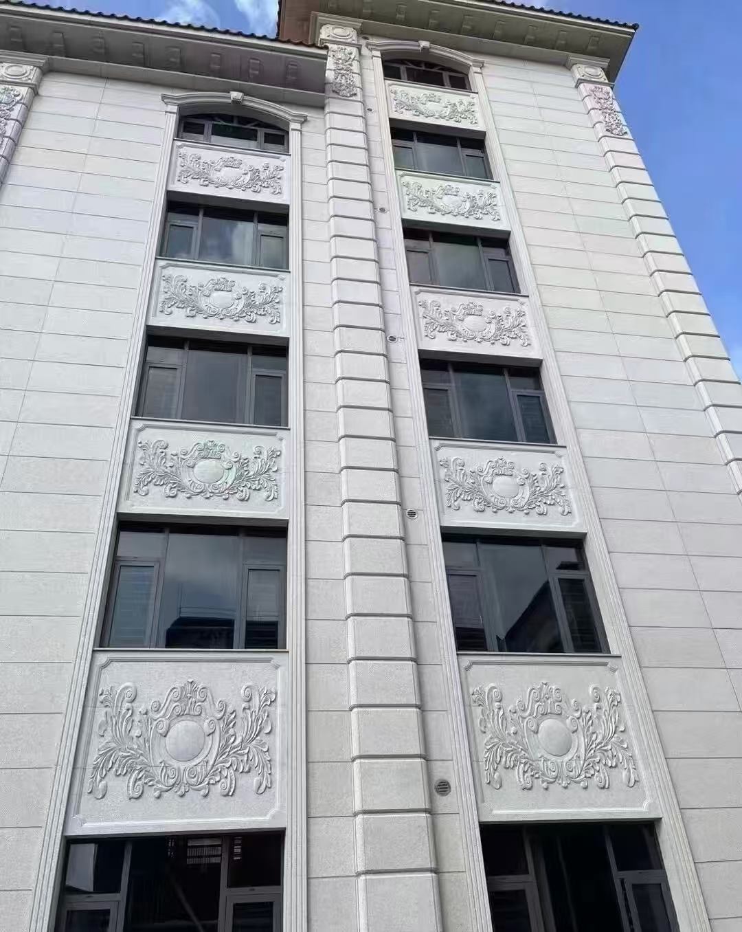 秦皇岛 白麻荔枝面花岗岩别墅外墙干挂