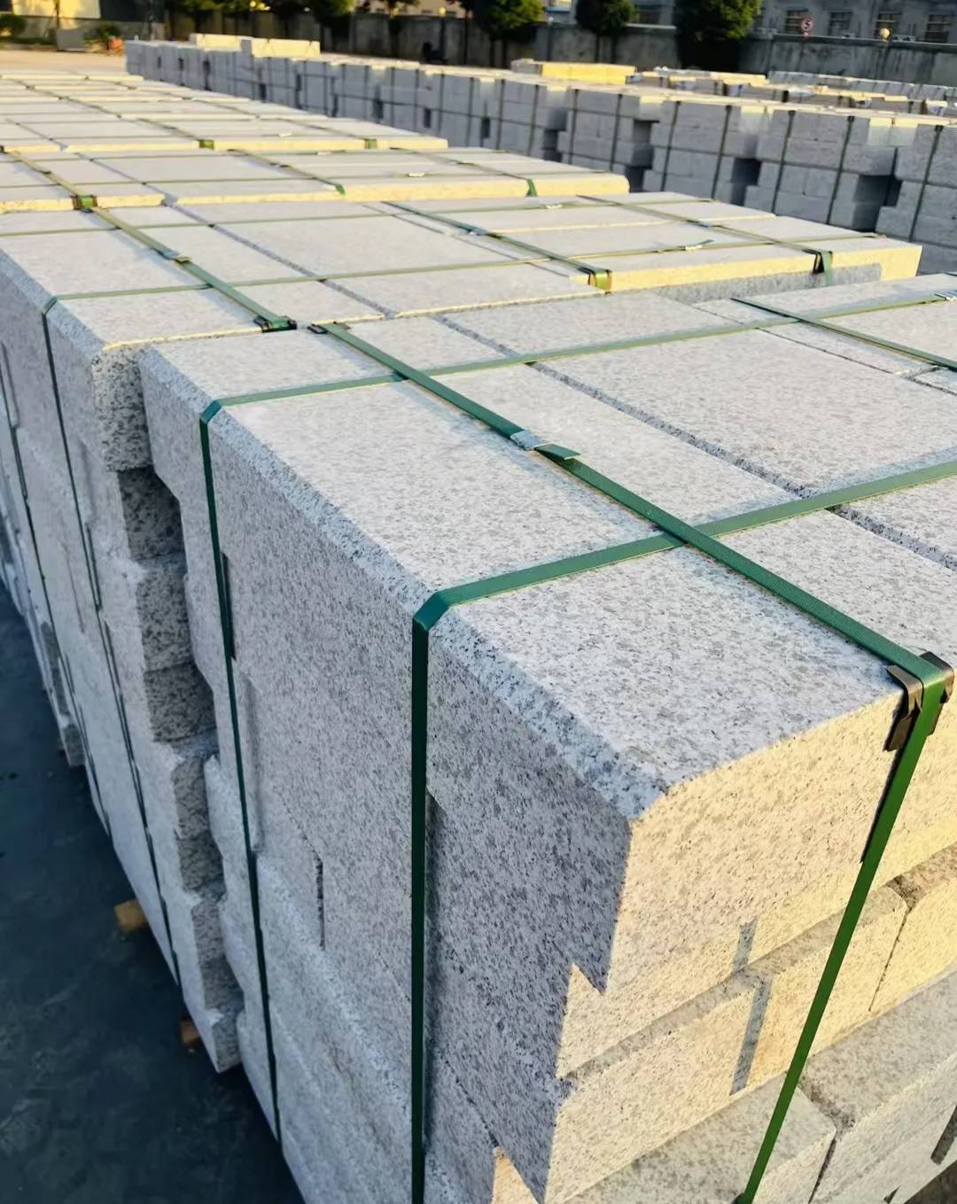 秦皇岛 白麻花岗岩路沿石，马路牙子，路缘石，平石，立缘石等